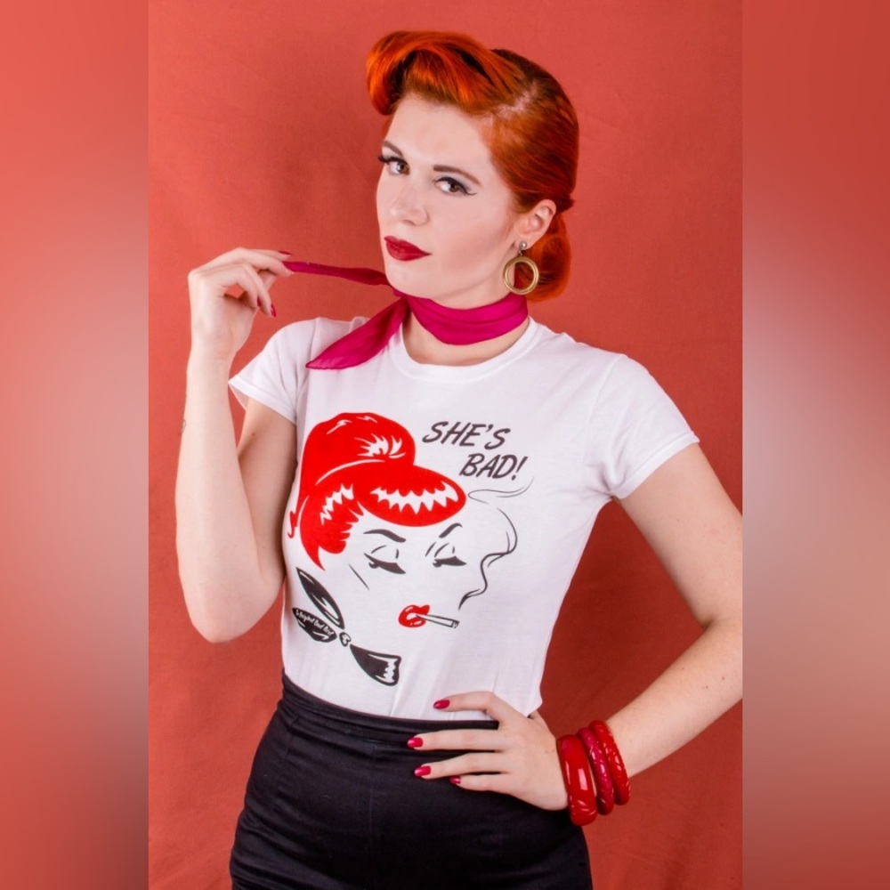 The Original Bad Girl “She’s Bad” Tee